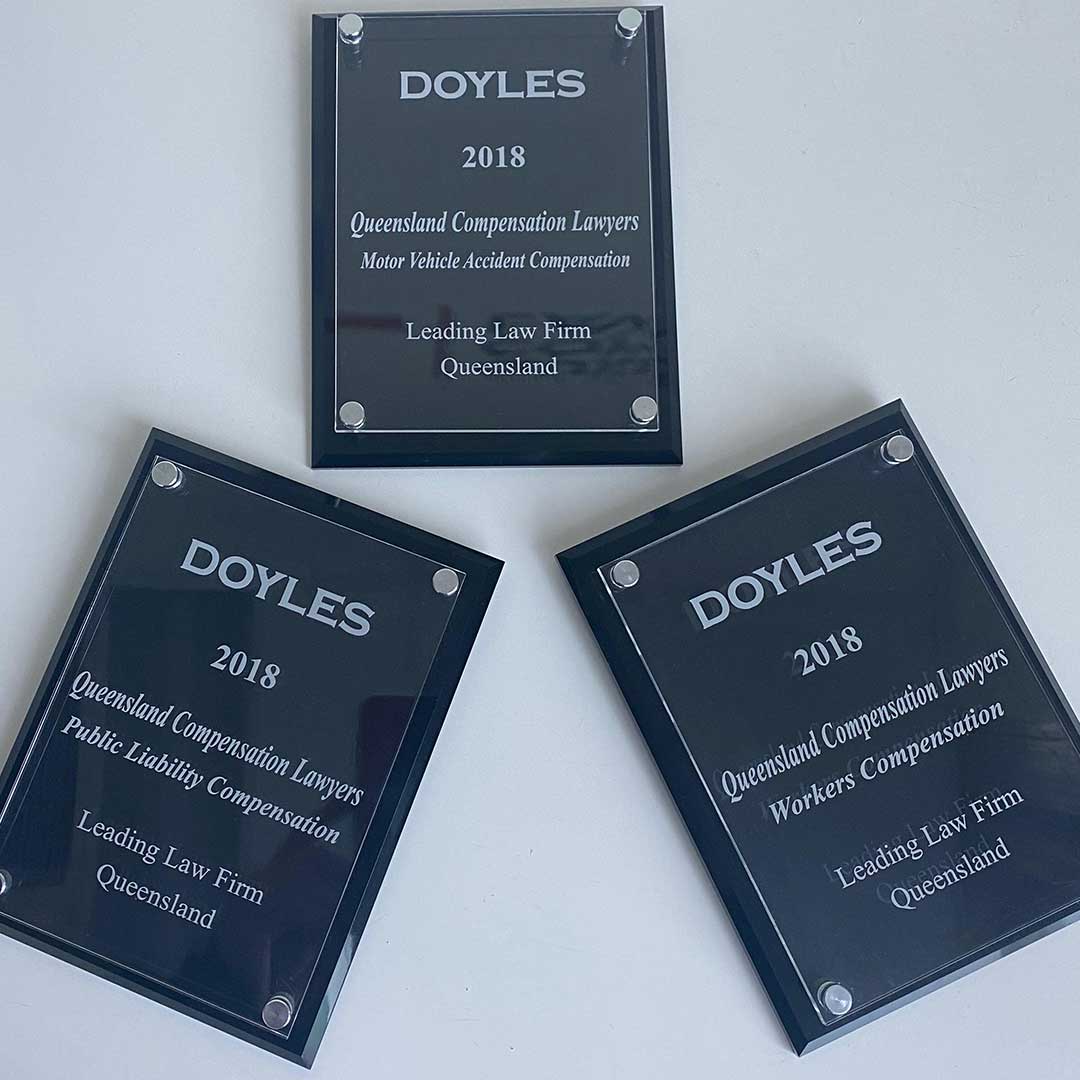 Doyles Awards Queensland Compensation Lawyers